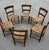 Charlotte Perriand 1950s Rustic French Mid-Century Modern Dining Chairs, Style of Charlotte Perriand For Sale - Image 4 of 7