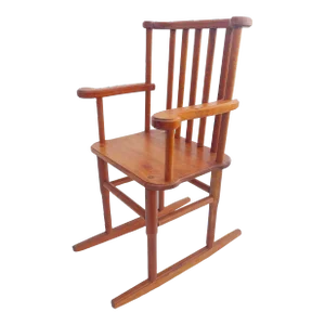 1960s Custom-Made Rocking Chair. Handmade in Berlin, Ny