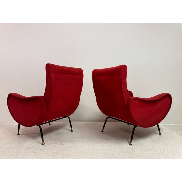 Mid-Century Italian Armchairs, 1960s, Set of 2 For Sale - Image 12 of 17