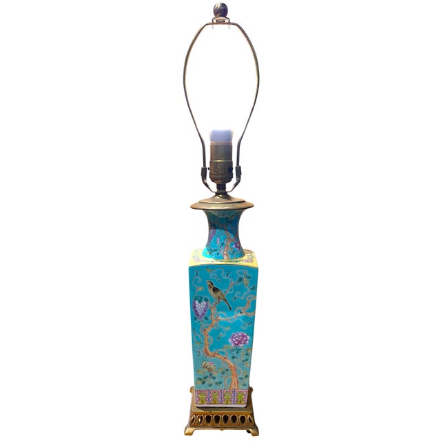Antique Chinese Famille Rose Empress Cixi “Dayazhai” Lamp - Republic Period For Sale - Image 14 of 14