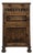 Small Early 20th Century English Edwardian Carved Oak Cabinet, 1890s For Sale