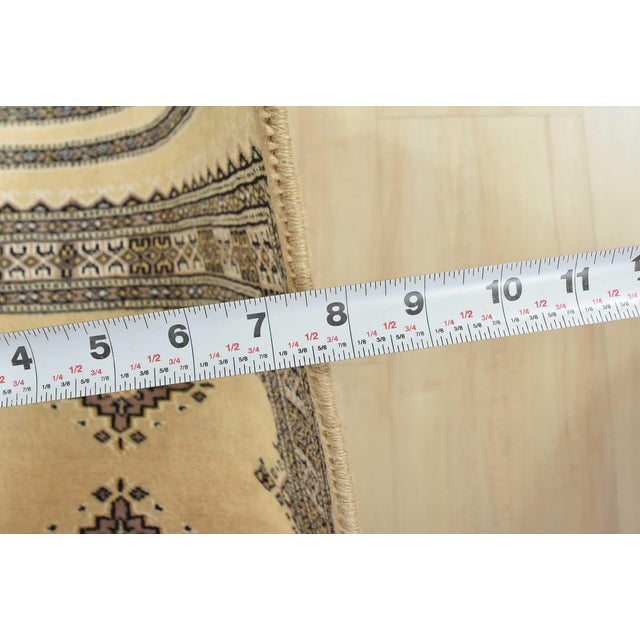 Bokhara Runner 2’7” X 7’11” Beige Wool Tribal Hand-Knotted Oriental Rug For Sale - Image 11 of 13