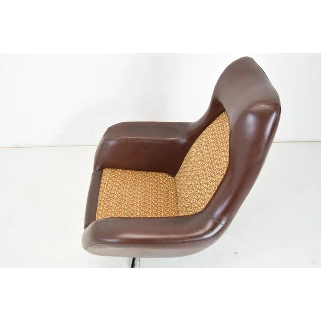Mid-Century Rotating Armchair, 1980s For Sale - Image 11 of 13