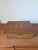 Victorian Antique Walnut Marquetry Jewelry Box With Key, Burl Wood Keepsake Box, Red Velvet Lined Locking Treasure Chest, Desk Box For Sale - Image 3 of 16