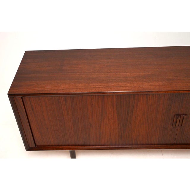 Wood Danish Sideboard attributed to Svend Aage Larsen for Faarup Møbelfabrik, 1960s For Sale - Image 7 of 14