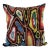 Square Colorful Design Ikat Velvet Pillow Cover For Sale