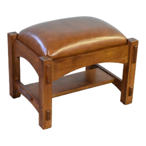 Arts & Crafts Quarter Sawn Oak Mission Foot Stool Light