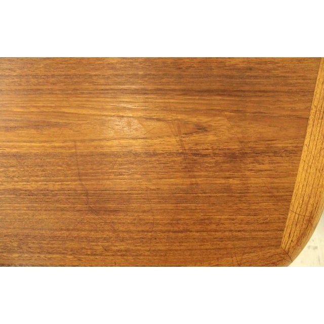 Mid 20th Century Oval Extending Danish Teak Dining Table by Dyrlund For Sale - Image 14 of 16