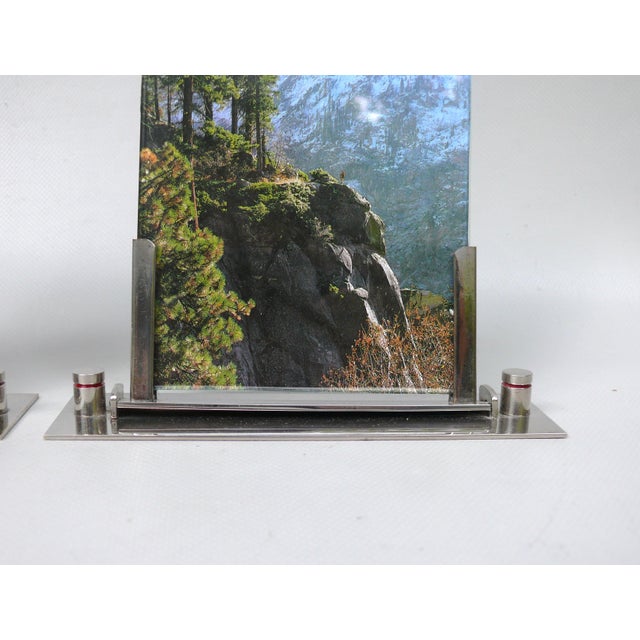 Maroon Art Deco French Picture Frames, 1920s, Set of 2 For Sale - Image 8 of 18