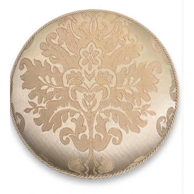 French Pearly Footstool in Gold Leaf Small Stool For Sale - Image 3 of 3