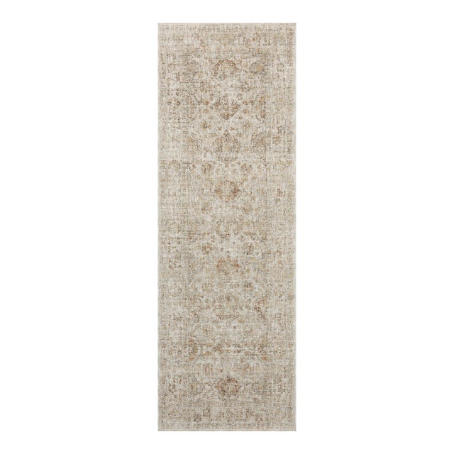 Amber Lewis x Loloi Honora Beige / Spice 2'-7" x 10'-0" Runner Rug For Sale