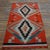 1930s Red Small Antique Tribal Geometric Native American Navajo Flat Weave Rug For Sale - Image 12 of 12