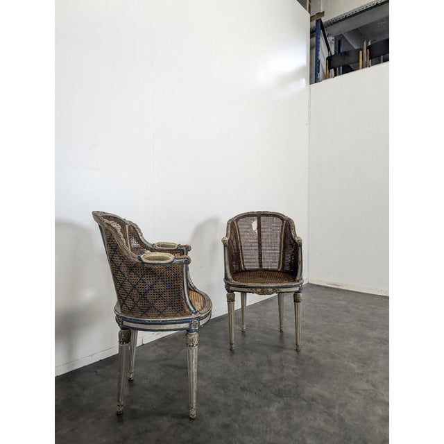 Louis XVI Style Armchairs, Set of 2 For Sale - Image 3 of 12