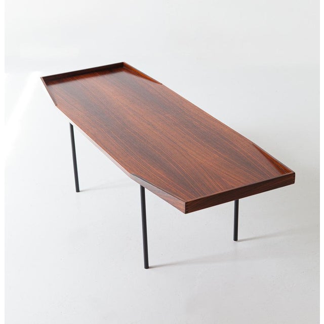 Modern Large Vintage Italian Low Coffee Table, 1950s For Sale - Image 3 of 12