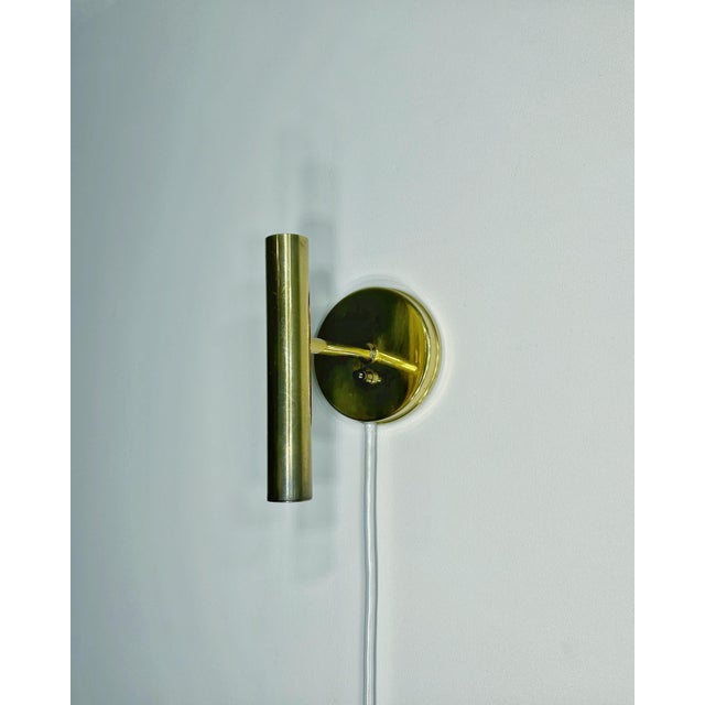 This pair of wall lamps was designed and produced by Mejlstrøm / MS Belysning, a Scandinavian lighting manufacturer known...