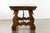 Italian 1820s Walnut Low Fratino Table with Lyre-Shaped Base and Iron Stretchers For Sale - Image 12 of 12