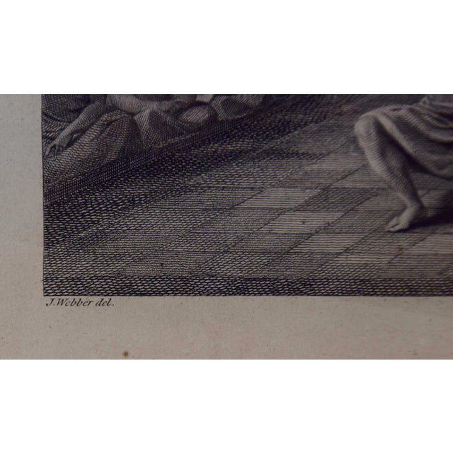 18th Century "A Dance in Otaheite" (Tahiti): An Original 18th Century Engraving From Captain Cook's 3rd Voyage, 1784 For Sale - Image 5 of 7