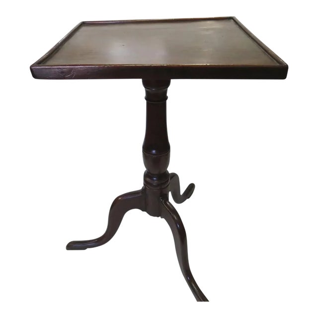 New England Candle Stand c1790 For Sale