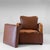 Wood Art Déco Italian Convertible Armchair / Sleeper Chair in Brown Eco-Leather, 1920s. For Sale - Image 7 of 18