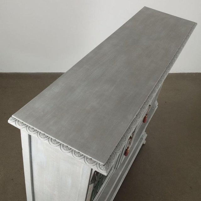 Neo-Renaissance Two-door Display Cabinet For Sale - Image 9 of 11