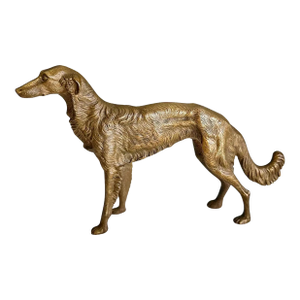 Bronze Sculpture of Borzoi or Russian Wolfhound