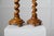 Antique Swedish Empire Candlesticks in Birch, Set of 2 For Sale - Image 4 of 9