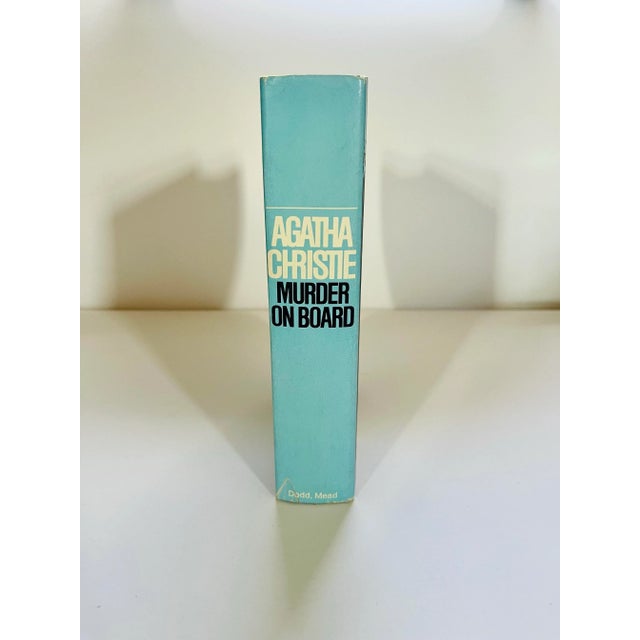 Vintage Agatha Christie “Murder on Board” Hardcover Book For Sale - Image 4 of 7