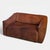 1970s Attributed DeSede Ds 47 2 Seat Brown Leather Sofa, Switzerland 1970s For Sale - Image 5 of 6