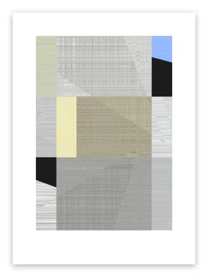Contemporary Abstract New Media Art Print "Straec #29" Luuk De Haan