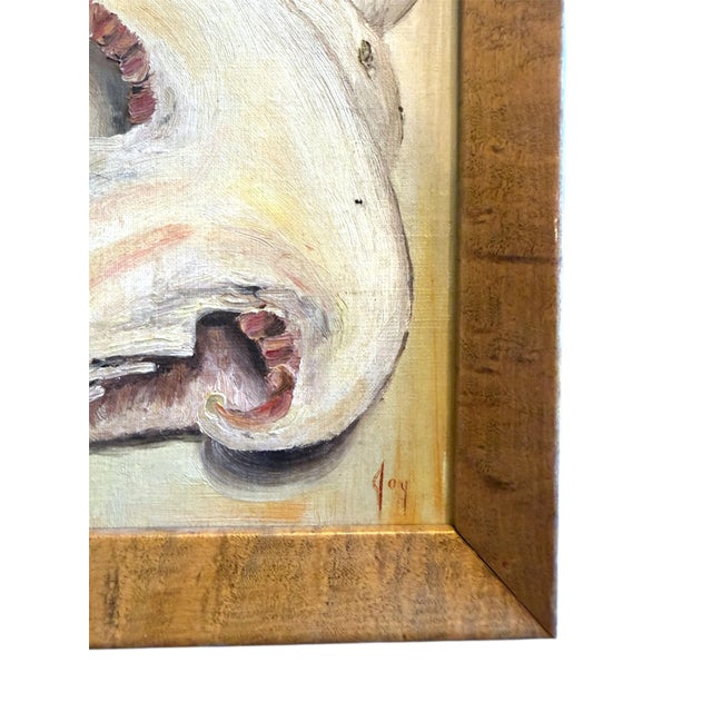 Mid Century Mushroom Still Life Oil Painting For Sale In Phoenix - Image 6 of 6