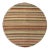 Striped Round Area Rug - 08'11 X 09'00 For Sale