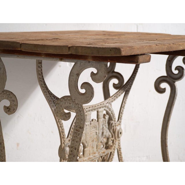 Garden Table in Cast Iron, Central Europe, 1900 For Sale - Image 3 of 12