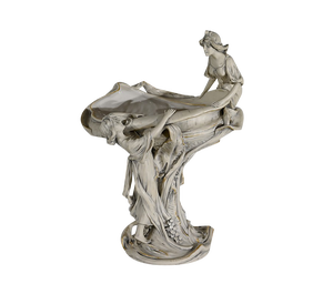 Art Nouveau Porcelain Cut Vase, 1900s