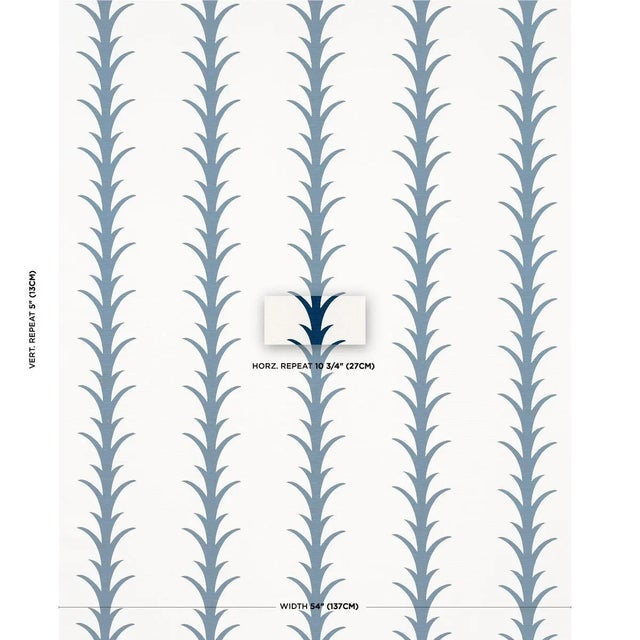 This pattern is a stylized stripe based on a classic acanthus motif. Elegant and airy, Acanthus Stripe is also incredibly...