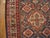 1880s Blue Navy Geometric Tribal Antique Serab Rug 3'2" X 14'4" Handknotted Wool Carpet For Sale - Image 4 of 8