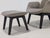 Contemporary Set of Ventura Chair and Ottoman from Poliform For Sale - Image 3 of 13