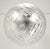 Mid-Century Modern Late 20th Century Mid Century Modern Chevron Pressed Glass Pendant Light For Sale - Image 3 of 5