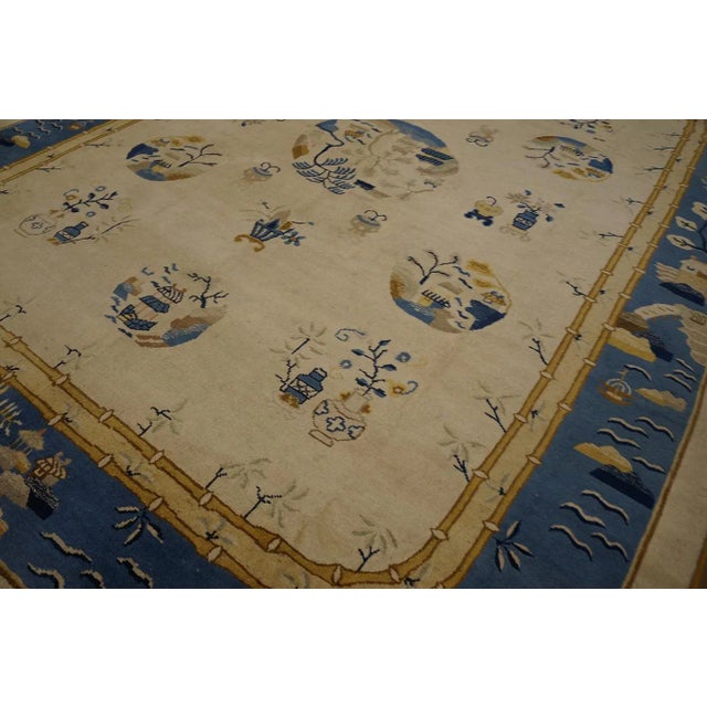 Early 20th Century Chinese Peking Carpet ( 9'' x 11'8'' - 274 x 356 )