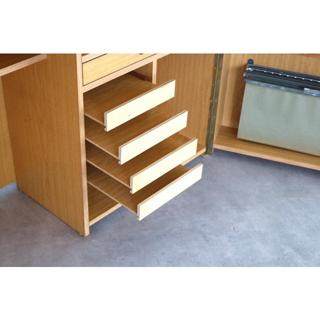 Mid-Century Teak Fold-Out Desk, 1960s For Sale - Image 6 of 9