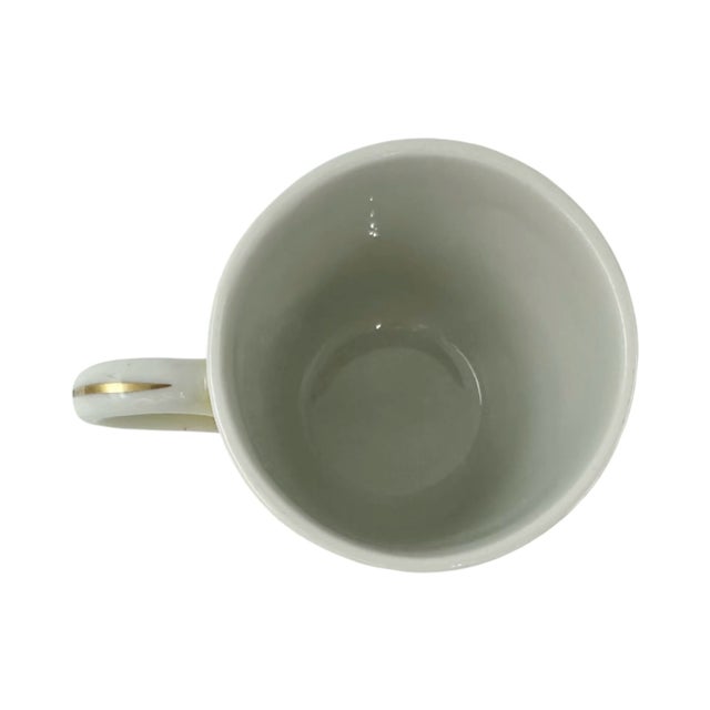 Vintage the Carlyle Hotel Nyc Yellow Demitasse Cup For Sale - Image 4 of 9
