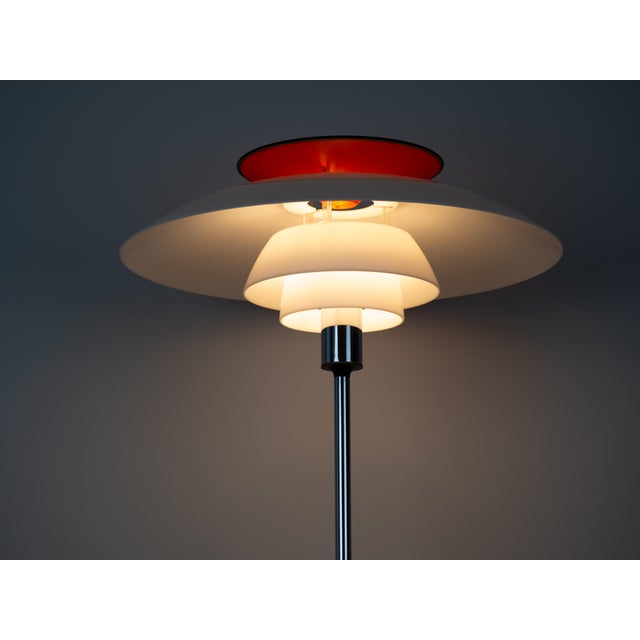 Metal Vintage PH 80 Table Lamp by Poul Henningsen for Louis Poulsen, 1974 For Sale - Image 7 of 11