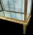 Pair of Antique Early 20th Century French Double-Sided Solid Brass and Glass Display Cabinets For Sale - Image 12 of 12