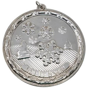 Wallace Sterling Silver Let It Snow Ornament