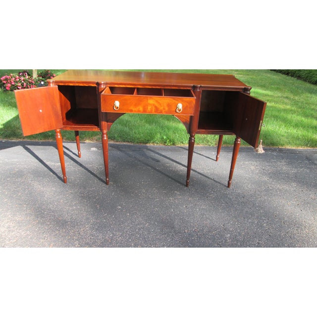 Old Colony Furniture 1930s Mahogany Sideboard Made by Old Colony For Sale - Image 4 of 9