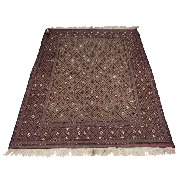 Vintage Afghan Kilim Rug, 1940s For Sale - Image 15 of 15