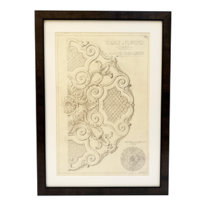 Original Jansen Architectural Pencil Drawing