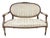 19th Century French Louis XVI Walnut Settee /Canape For Sale