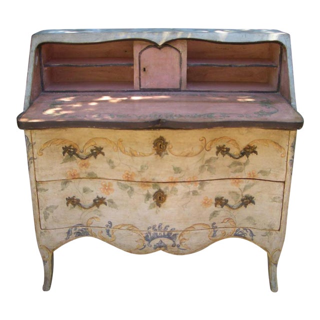 Rivoli Style Slant Top Desk For Sale