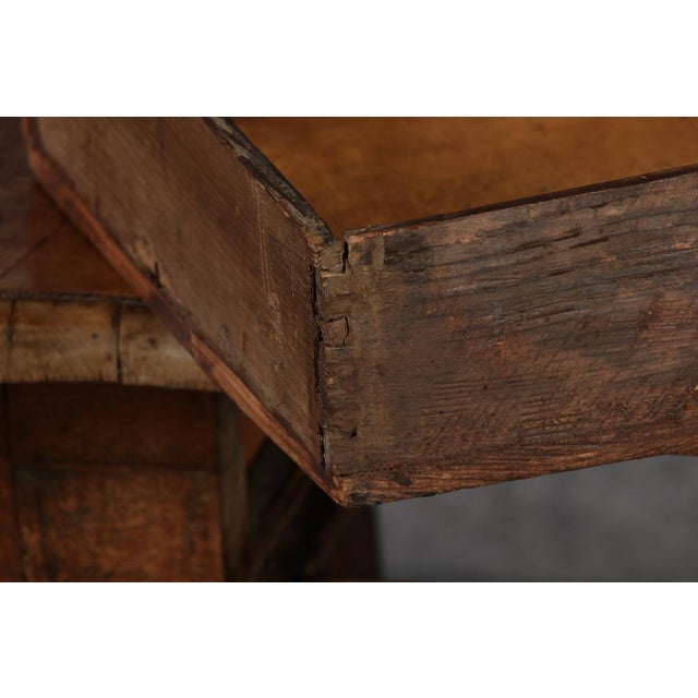 Brown Small Rococo Ladies Desk or Side Table in Walnut, 1760 For Sale - Image 8 of 18