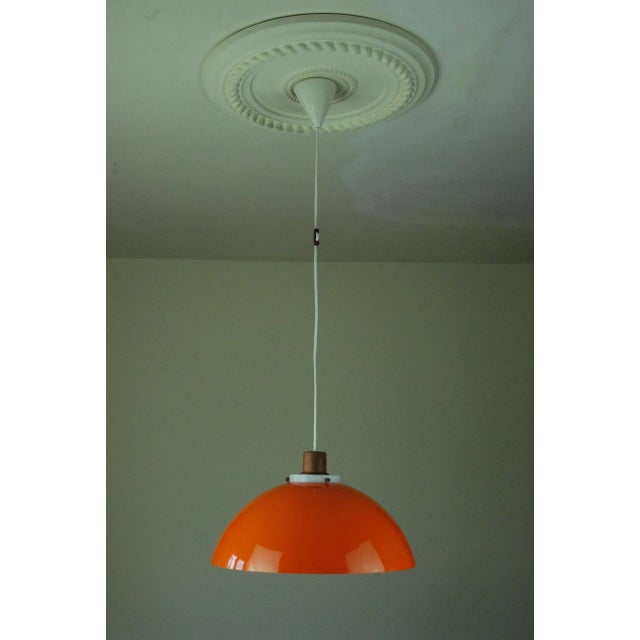 Wood Pendant Lamp by Uno & Östen Kristiansson for Luxus, Vittsjö, Sweden, 1960s For Sale - Image 7 of 12